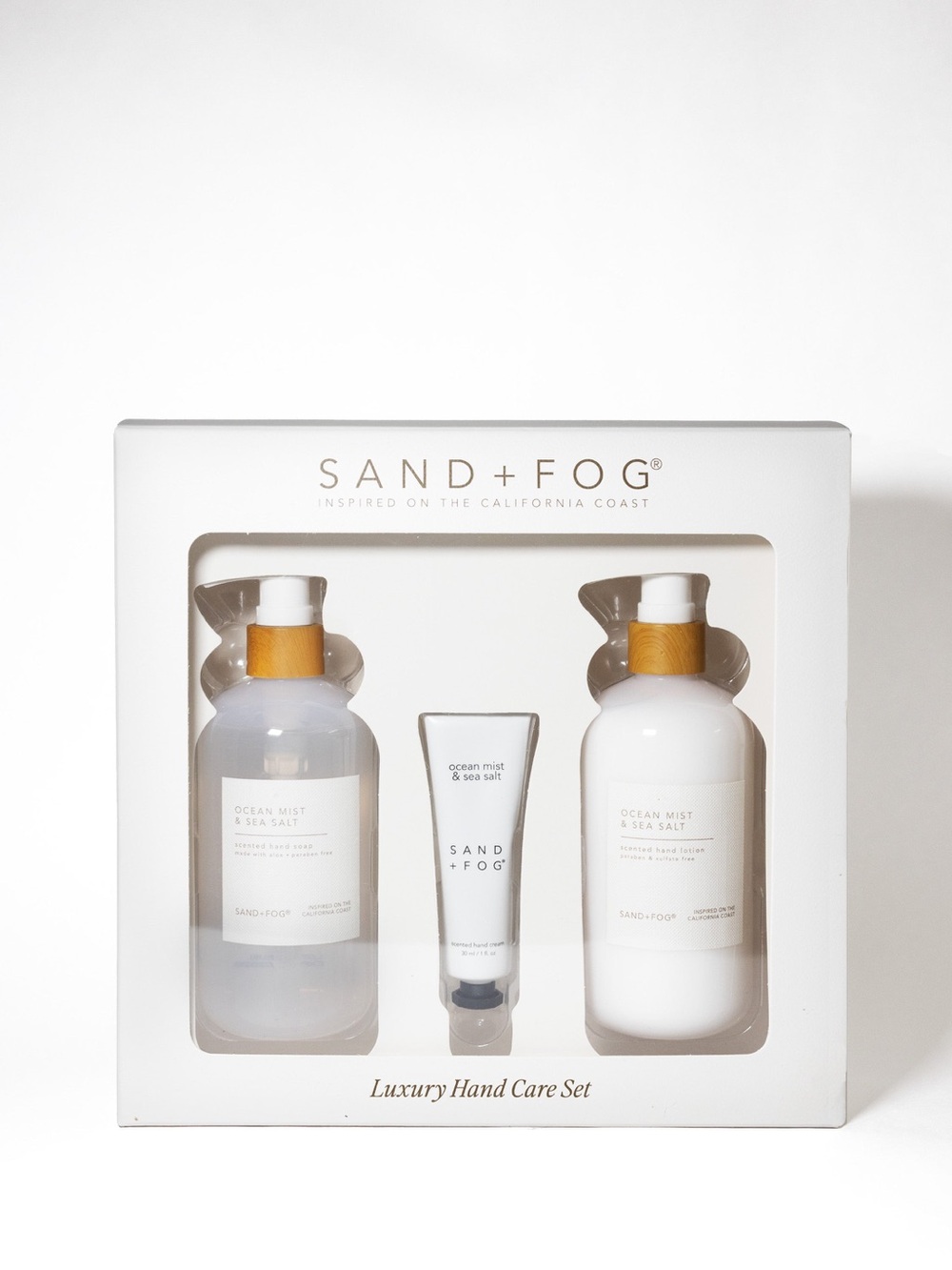 Sand + Fog California Beach House Luxury Hand Care Set - 3pc NIB